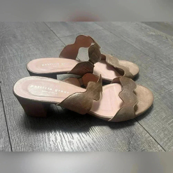 Patricia Green Palm Beach Suede Sandals Size 9 - Picture 6 of 7